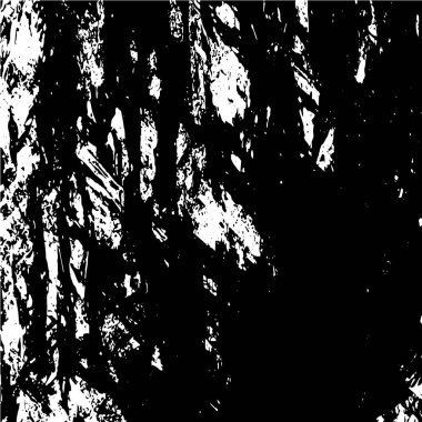 Çizik ve çiziklerle dolu siyah beyaz bir arka plan. Soyut vektör illüstrasyonu.