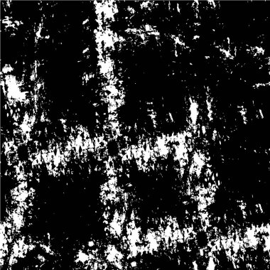 Çatlamış beton, taş ya da asfaltın sıkıntılı örtülü dokusu. Grunge 'un arka planı. soyut yarım ton vektör çizimi