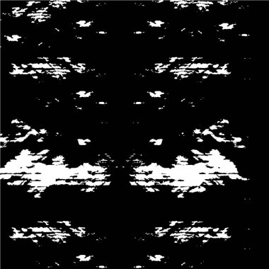 Grunge siyah beyaz desenli tehlike dokusu, şablon