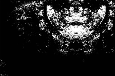 Koyu Grunge Geometrik Deseni