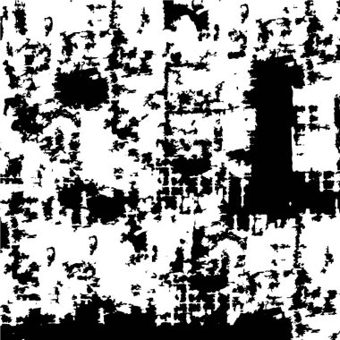 Grunge dokusu. siyah ve beyaz kaba desen.