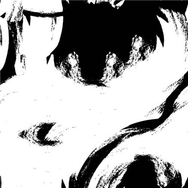 Grunge dokusu. siyah ve beyaz kaba desen.