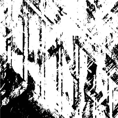 Grunge dokusu. siyah ve beyaz kaba desen.