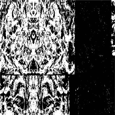 Grunge dokusu. siyah ve beyaz kaba desen.