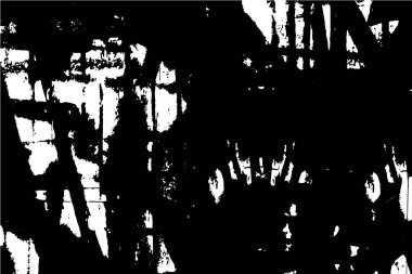 Grunge dokusu. siyah ve beyaz kaba desen.