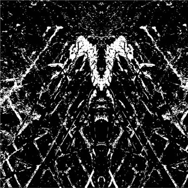 Grunge dokusu. siyah ve beyaz kaba desen.