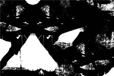 Grunge dokusu. siyah ve beyaz kaba desen.