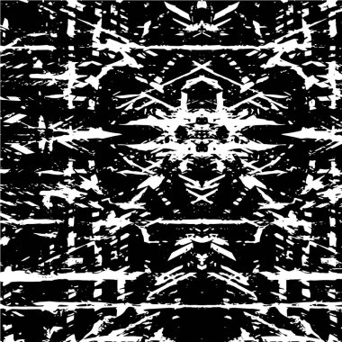 Grunge dokusu. siyah ve beyaz kaba desen.