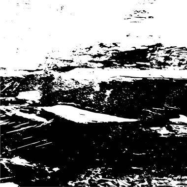 Soyut grunge arkaplanı. Monokrom dokusu. Siyah ve beyaz desenli arkaplan