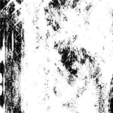 Çizik ve çiziklerle dolu siyah beyaz bir arka plan. Soyut vektör illüstrasyonu.