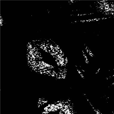 Siyah ve beyazın Grunge arka planı. Soyut monokrom dokusu. Vintage elementler lekeler ve çatlaklar