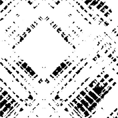 Arka planda sorun var. Siyah ve beyaz dokular. Ve grunge tozu. Yarım ton illüstrasyon vektör illüstrasyonu.