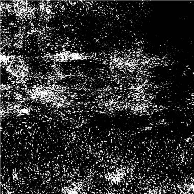 Grunge üst üste biniyor. Soyut siyah-beyaz vektör arkaplanı. Çatlak, leke ve noktalarda kirli desenli tek renkli klasik yüzey. Karanlık korku tarzında eski bir duvar.