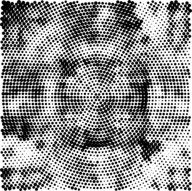 Siyah beyaz lekeli pis duvar kağıdı tasarımı