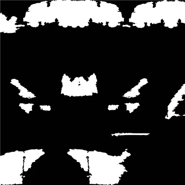 Zwarte Penseelstreek Grunge Achtergrond Met Hoge Beschilderde Elementen Onderstrepen Beschilderen — Stockvector