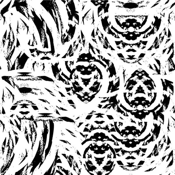 Abstrakter Grunge Hintergrund Schwarz Und Weiß Strukturierte Textur — Stockvektor
