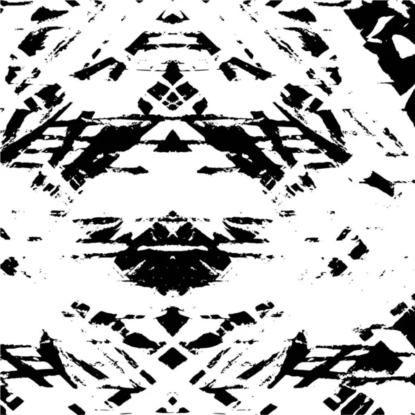 Abstract Zwart Wit Grunge Behang Monochrome Textuur — Stockvector