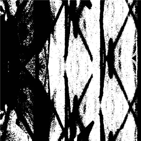 Verontruste Achtergrond Zwart Wit Textuur Stippen Vlekken Krassen Lijnen Abstracte — Stockvector