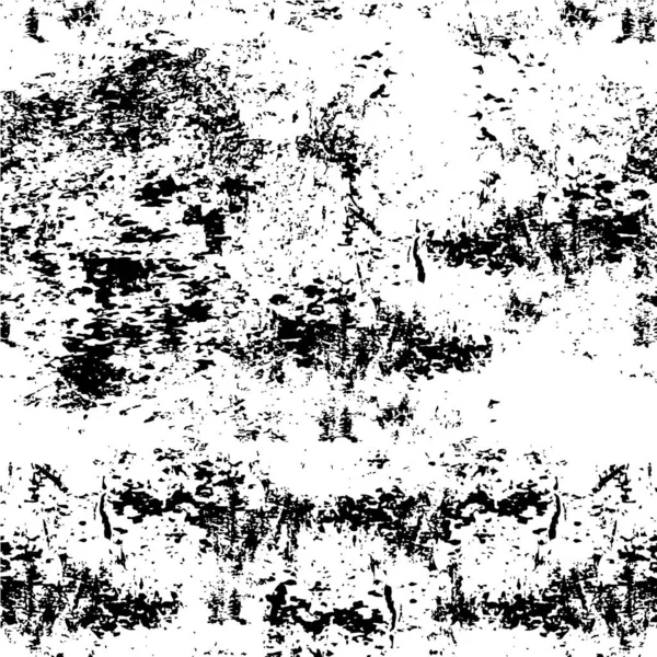黑色和白色质感 斑点和划痕的悲惨背景 抽象向量说明 — 图库矢量图片