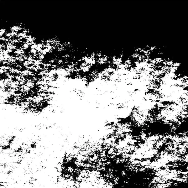 Abstract Zwart Wit Grungy Textuur Achtergrond — Stockvector