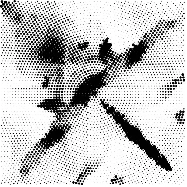 Черный Белый Монохромный Гранж Гранж Винтажный Выветренный Фон Абстрактная Антикварная — стоковый вектор