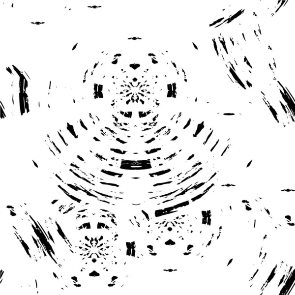 Texture Noire Affligée Texture Blanche Grunge Avec Fond Noir Superposition — Image vectorielle