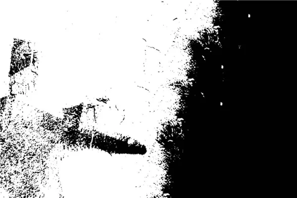 Grunge Dokusu Siyah Beyaz Kaba Desen — Stok Vektör