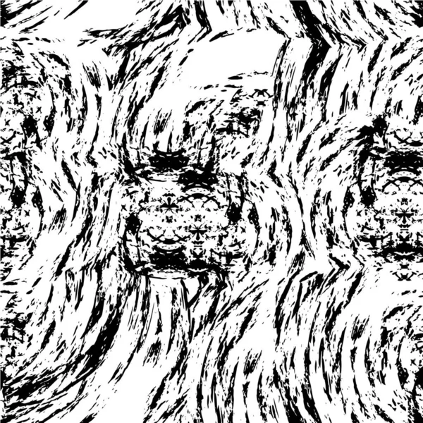 Zwart Wit Grunge Textuur Patroon Abstracte Achtergrond — Stockvector