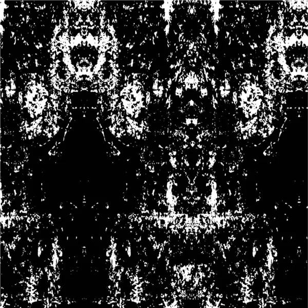 Fundal Grunge Alb Negru Textură Monocromă Abstractă Elemente Epocă Pete — Vector de stoc