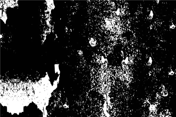 Verontruste Achtergrond Zwarte Textuur Witte Textuur Met Stippen Vlekken Krassen — Stockvector