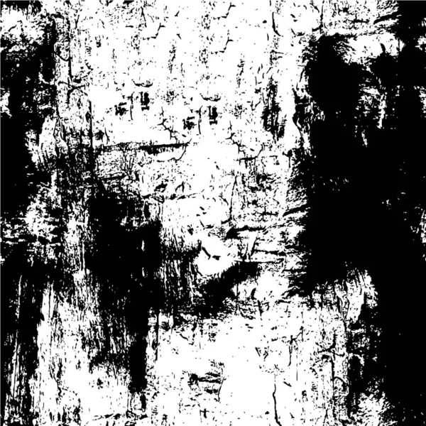 Schwarz Weißer Grunge Distress Overlay Textur Abstrakte Oberfläche Staub Und — Stockvektor