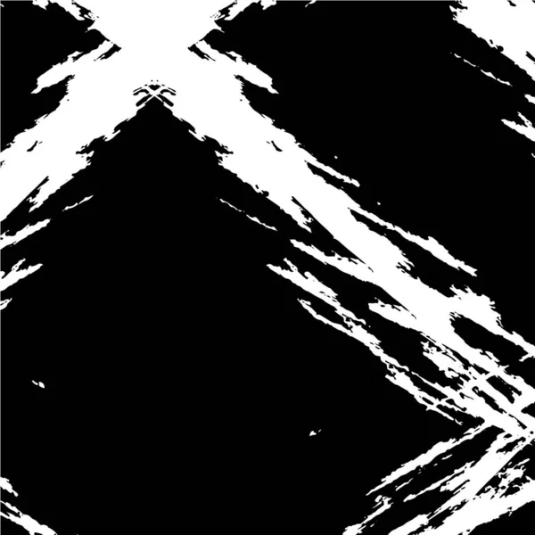 Schwarz Weißes Muster Mit Grunzigen Flecken — Stockvektor