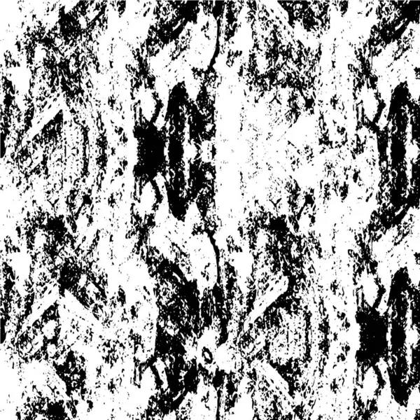 Schwarz Weißes Muster Mit Grunzigen Flecken — Stockvektor