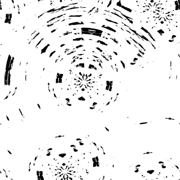 Черно Белый Дизайн Обоев Текстурированными Пятнами — стоковый вектор
