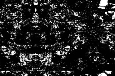 Dağınık desenli siyah beyaz desen