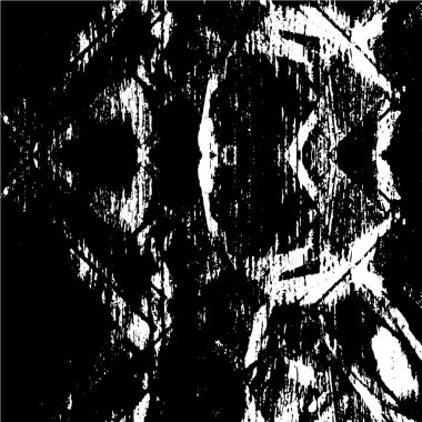 Dağınık desenli siyah beyaz desen