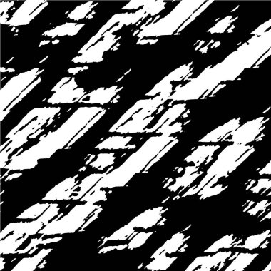 Grunge üst üste biniyor. Soyut siyah-beyaz vektör arkaplanı. Çatlak, leke ve noktalarda kirli desenli tek renkli klasik yüzey. Karanlık korku tarzında eski bir duvar.