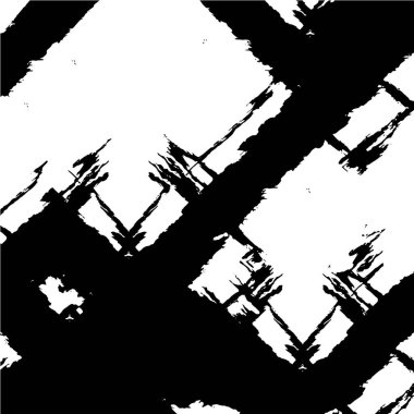 Grunge üst üste biniyor. Soyut siyah-beyaz vektör arkaplanı. Çatlak, leke ve noktalarda kirli desenli tek renkli klasik yüzey. Karanlık korku tarzında eski bir duvar.