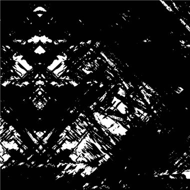 Huysuz monokrom tasarımı, poster için artistik desen