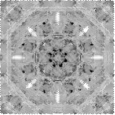 Huysuz monokrom tasarımı, poster için artistik desen