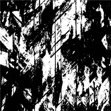 Huysuz monokrom tasarımı, poster için artistik desen