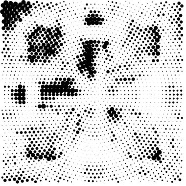 Dağınık desenli siyah beyaz grafik tasarımı