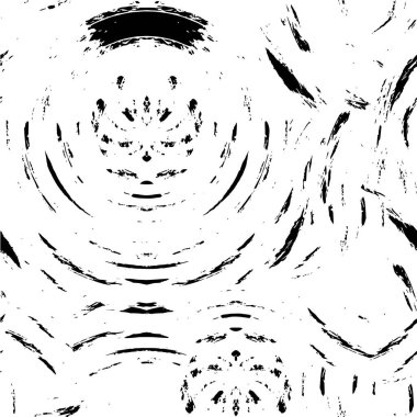 Dağınık desenli siyah beyaz grafik tasarımı