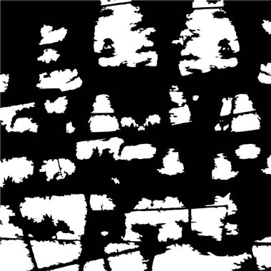 Dağınık desenli siyah beyaz grafik tasarımı