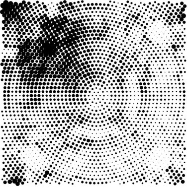 Dağınık desenli siyah beyaz grafik tasarımı