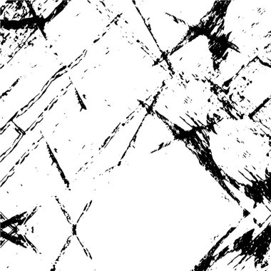 Döküntü desenli siyah beyaz poster tasarımı