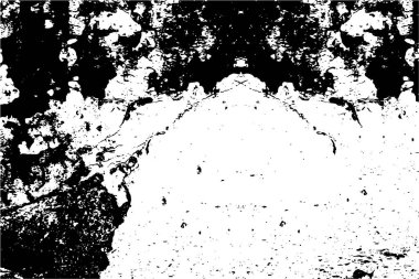 Döküntü desenli siyah beyaz poster tasarımı