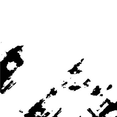 Soyut arkaplan çizimi. Siyah ve beyaz lekeli desen