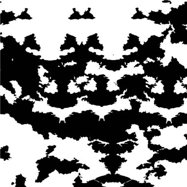 Siyah ve beyaz lekeli desen, soyut arkaplan çizimi