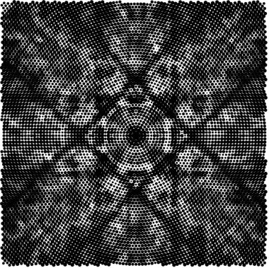 Karmaşık siyah beyaz lekelerle kaplanmış, soyut arkaplan